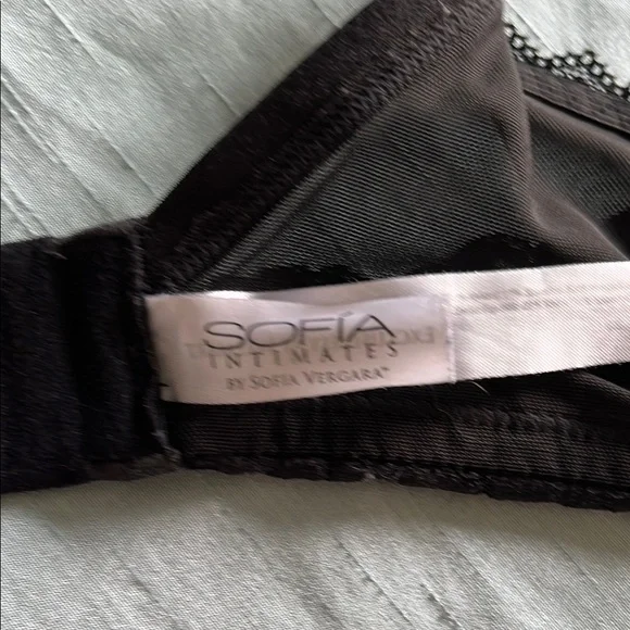 Sofia by Sofia Vergara Black T-Shirt Bras with Padded Cups 38 C - Picture 2 of 8